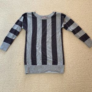 Juicy Couture Striped Cashmere Wool Sweater